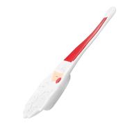 VERDANVERSE Reposacucharas de Cerámica Resistente para Cocina Soporte para Cuchara de Mesa Navideña Papá Noel Soporte Decorativo para Cubiertos en Restaurante y Hogar