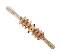 VERDANVERSE Rodillo De Masaje Abdominal De Madera Masajeador Multifuncional Para Relajación Total Del Cuerpo Herramienta Para Yoga y Compacto y Portátil Uso Seguro