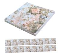 VERDANVERSE Servilletas De Fiesta De Flores 2 Capas 20 Piezas Por Paquete Papel De Seda Decorativo Estampado Floral Multicolor Para Bodas Baby Showers Cenas Festivas y Reuniones Familiares