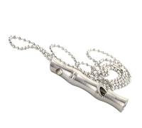 VERDANVERSE Silbato de Adiestramiento para Perros de Acero Inoxidable Portátil y Silencioso Resistente al Desgaste Adecuado para Entrenamiento al Aire Libre Camping y Control de Ladridos