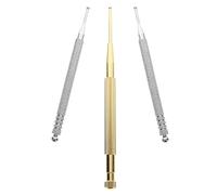 VERDANVERSE Sonda de Oído Portátil de Inoxidable para Detección Precisa de Puntos en Orejas, Herramienta de Masaje Manual Adecuado para Uso en Casa u Oficina