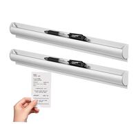 VERDANVERSE Soporte Adhesivo para Pedidos de Organizador de Recibos 2 Piezas Estante Deslizante para Cheques Soporte de Tickets para Pared Gestión de Pedidos