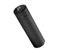 VERDANVERSE Taza Térmica Inteligente de Acero Inoxidable Negra Pantalla Digital para Conservación de Calor y Medición de Temperatura Adecuado para Viajes y Oficina