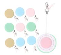 VERDANVERSE Toallitas para Lentes de Gafas y Pantallas de Teléfono Color Aleatorio 10 Unidades, Material Pp y Silicona, Ligeras Rayaduras, Llavero Decorativo para Uso en Superficies