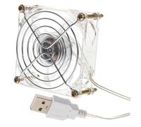 VERDANVERSE Ventilador Refrigerante para Mascotas USB Ventilador Silencioso para Jaulas De Perros Gatos y Hámsters Suministros para Mascotas para Verano