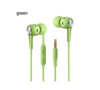 (Verde) 1 auricular con cable Super Bass Crack colorido con botón y micrófono manos libres Samsung VPB