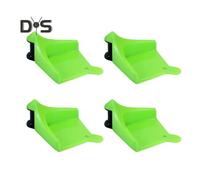 (verde, 4 piezas) 4 piezas Guía de manguera de automóvil Rodillo de manguera de neumático Diseño compacto