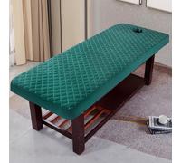 Verde,70x190cm/2.2x6.2ft,Sábanas De La Mesa De Masaje Funda De Cama De Belleza De Algodón Con Orificio Para La Cara,Sábana De Masaje Elástica Cubierta De Masaje Lavable