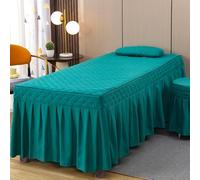 Verde,75x190cm/29.5x74.8in,Lámina De Masaje,Cubierta De Cama De Masaje Con Orificio Para La Cara De Algodón Lavable Mesa De Masaje Falda De La Cama Envolvente Para La Cama