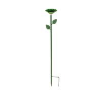 (Verde) Abejas y mariposas, bebedero de metal, comedero, estación de riego para jardín, dise?o en forma