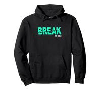 Verde Azulado Claro Aqua Break The Mold Light Teal Aqua Graphic Sudadera con Capucha