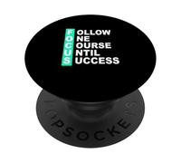 Verde Azulado Claro Aqua Color Follow The Course Light Teal Aqua PopSockets PopGrip Adhesivo