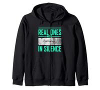 Verde Azulado Claro Aqua Color Real Ones Move In Silence Aqua Graphic Sudadera con Capucha