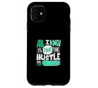 Verde Azulado Claro Aqua Color The Hustle Looks Crazy Light Teal Aqua Carcasa para iPhone 11