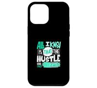 Verde Azulado Claro Aqua Color The Hustle Looks Crazy Light Teal Aqua Carcasa para iPhone 12 Pro MAX