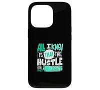 Verde Azulado Claro Aqua Color The Hustle Looks Crazy Light Teal Aqua Carcasa para iPhone 13 Pro