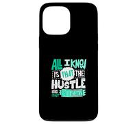 Verde Azulado Claro Aqua Color The Hustle Looks Crazy Light Teal Aqua Carcasa para iPhone 13 Pro MAX