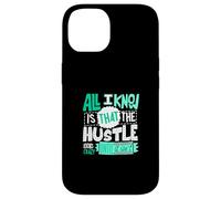Verde Azulado Claro Aqua Color The Hustle Looks Crazy Light Teal Aqua Carcasa para iPhone 14