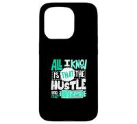 Verde Azulado Claro Aqua Color The Hustle Looks Crazy Light Teal Aqua Carcasa para iPhone 15 Pro