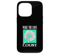 Verde Azulado Claro Aqua Don't Count The Days Light Teal Aqua Graphic Carcasa para iPhone 13 Pro