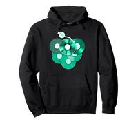 Verde azulado claro Aqua For The Record V2 Verde azulado claro Aqua Sudadera con Capucha