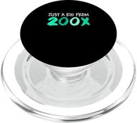 Verde azulado claro Aqua Just A Kid From 200X Light Teal Aqua PopSockets PopGrip para MagSafe