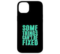 Verde Azulado Claro Aqua Some Things Stay Broke Light Teal Aqua Carcasa para iPhone 14 Plus