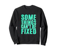 Verde Azulado Claro Aqua Some Things Stay Broke Light Teal Aqua Sudadera