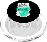 Verde Azulado Claro Aqua The Crown Never Slips Light Teal Aqua PopSockets PopGrip para MagSafe
