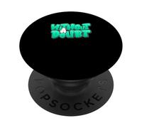 Verde azulado claro Aqua Without A Doubt Light Teal Aqua Graphic PopSockets PopGrip Adhesivo