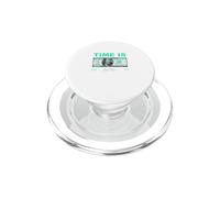 Verde Azulado Claro Aqua Ya Sabes a qué Hora Aqua Graphic PopSockets PopGrip para MagSafe
