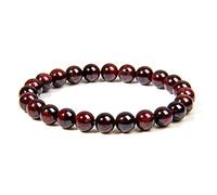 Verde Blanco Turquesas naturales Agat Lapis Lazuli Pulsera de piedra Homme Femme Charms 8MM Hombres Strand Beads Yoga Pulseras Mujeres-granate bracelet_17cm