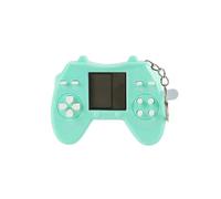(Verde) Bloque Tetris Blast Mini Gamepad Juguete Retro Llavero Electrónico Adornos Colgantes