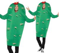 Verde Cactus Disfraz Diversión Novedad Despedida de Soltero Adultos Occidental
