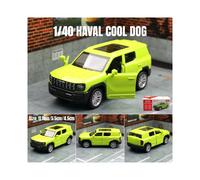 (Verde) Caipo 1:40 Escala Haval Cool Dog SUV Diecast Pull-back Modelo de coche para colección, regalo