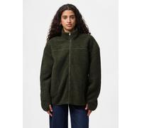 Verde Chaqueta De Tejido De Peluche XXL