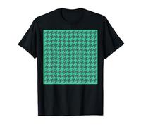 Verde clásico, patrón de pata de gallo, pata de gallo Camiseta