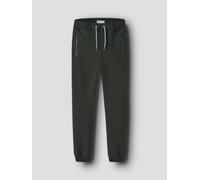 Verde Color Liso Pantalones De Chándal