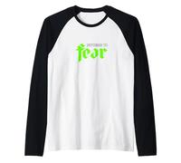 Verde Color Nada Que Temer Gráfico Verde Camiseta Manga Raglan