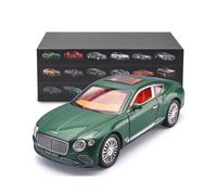 (Verde con caja) 1:24 Continental GT Modelo Coche Aleación Diecast Juguete Coche Coleccionable Pull