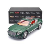 (Verde con caja) 1:24 Continental GT Modelo Coche Aleación Diecast Juguete Coche Coleccionable Pull