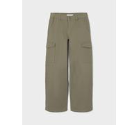 Verde Corte Holgado Pantalones Cargo