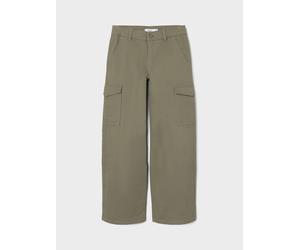 Verde Corte Holgado Pantalones Cargo
