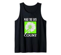 Verde Don't Count The Days Gráfico Verde Camiseta sin Mangas