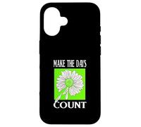 Verde Don't Count The Days Gráfico Verde Carcasa para iPhone 16