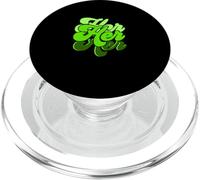 Verde Ella Es Su Verde Gráfico PopSockets PopGrip para MagSafe
