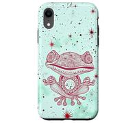 Verde Energía Zen Red Mindfulness Rana de Meditación Espiritual Carcasa para iPhone XR