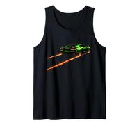 Verde Exótico Coche Fuego Pistas Racing Car Turbo Race Niños Niños Camiseta sin Mangas