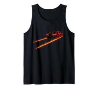 Verde Exótico Coche Fuego Pistas Racing Car Turbo Race Niños Niños Camiseta sin Mangas