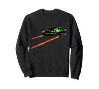 Verde Exótico Coche Fuego Pistas Racing Car Turbo Race Niños Niños Sudadera